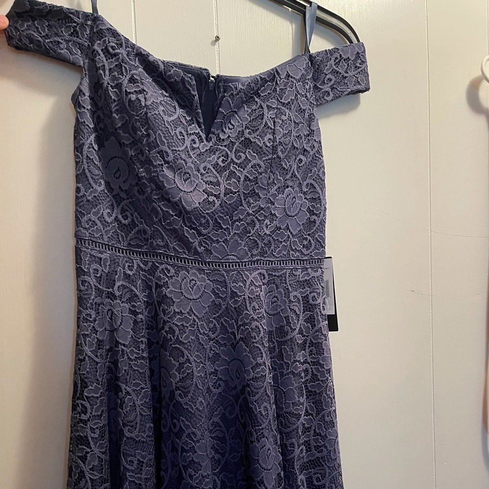NWT dillards dress blue lace